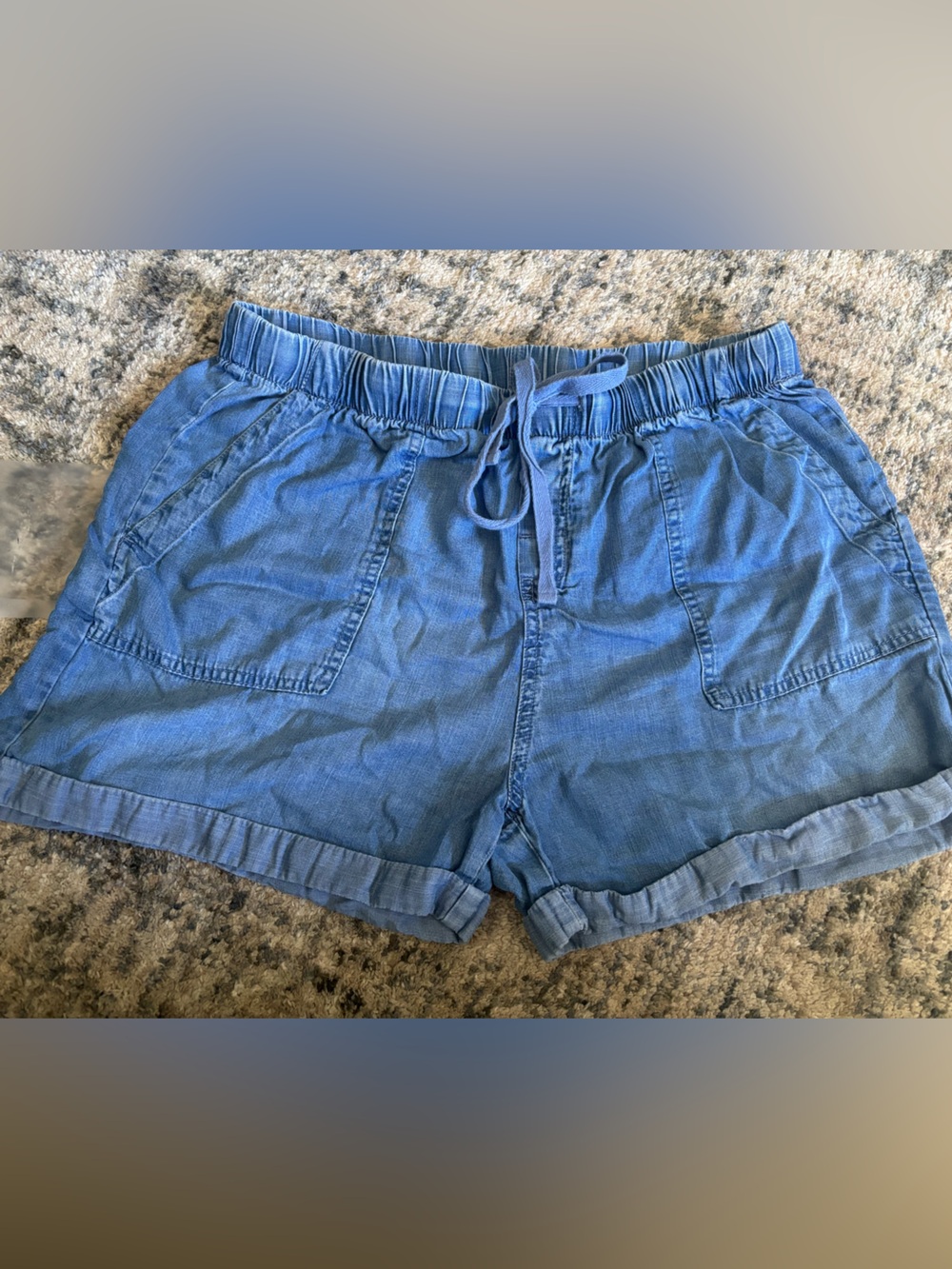 Soft Cotton Drawstring Shorts